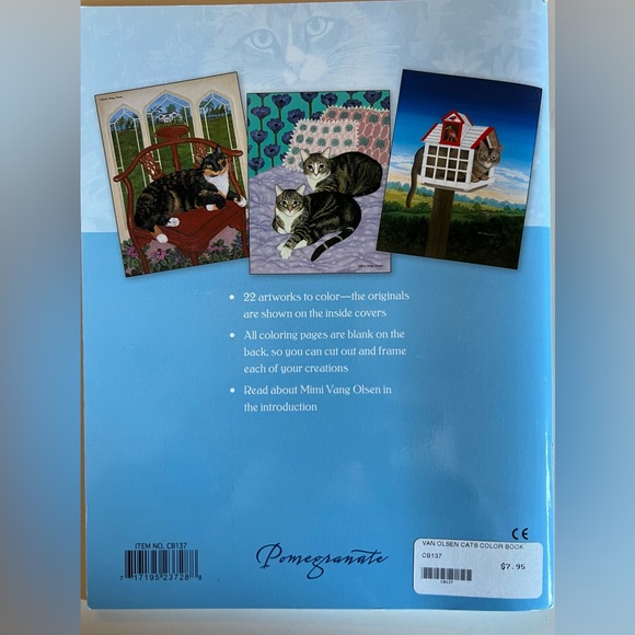 Mimi Vang Olsen Cats Color Book - Picture 3 of 4